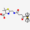 [(1,2,3,4,5-eta)-1-(4-{[(4-carboxy-5,5-dimethyl-1,3-thiazolidin-2-yl)methyl]amino}-4-oxobutanoyl)cyclopentadienyl][(1,2,3,4,5-eta)-cyclopentadienyl]ruthenium