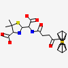 [(1,2,3,4,5-eta)-1-(4-{[carboxy(4-carboxy-5,5-dimethyl-1,3-thiazolidin-2-yl)methyl]amino}-4-oxobutanoyl)cyclopentadienyl][(1,2,3,4,5-eta)-cyclopentadienyl]ruthenium