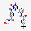4-tert-butyl-N-[2-methyl-3-(4-methyl-6-{[4-(morpholin-4-ylcarbonyl)phenyl]amino}-5-oxo-4,5-dihydropyrazin-2-yl)phenyl]benzamide