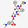 N~2~-({[7-(Diethylamino)-2-Oxo-2h-Chromen-4-Yl]methoxy}carbonyl)-N-[(2s,4s,5s)-4-Hydroxy-1,6-Diphenyl-5-{[(1,3-Thiazol-5-Ylmethoxy)carbonyl]amino}hexan-2-Yl]-L-Valinamide