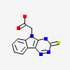 (3-Thioxo-2,3-Dihydro-5h-[1,2,4]triazino[5,6-B]indol-5-Yl)acetic Acid