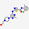 N-(2-CHLORO-6-METHYLPHENYL)-2-({6-[4-(2-HYDROXYETHYL)PIPERAZIN-1-YL]-2-METHYLPYRIMIDIN-4-YL}AMINO)-1,3-THIAZOLE-5-CARBOXAMIDE