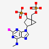[(1R,2S,4S,5S)-4-[2-iodo-6-(methylamino)-9H-purin-9-yl]-2-(phosphonooxy)bicyclo[3.1.0]hex-1-yl]methyl dihydrogen phosphate
