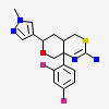 (4ar,6r,8as)-8a-(2,4-Difluorophenyl)-6-(1-Methyl-1h-Pyrazol-4-Yl)-4,4a,5,6,8,8a-Hexahydropyrano[3,4-D][1,3]thiazin-2-Amine