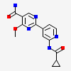 2-{2-[(Cyclopropylcarbonyl)amino]pyridin-4-Yl}-4-Methoxypyrimidine-5-Carboxamide