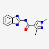 N-(1H-benzimidazol-2-yl)-1,3-dimethyl-1H-pyrazole-4-carboxamide