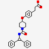 3-{4-[(1-{[(1s,2R,3S)-2,3-diphenylcyclopropyl]carbamoyl}piperidin-4-yl)oxy]phenyl}propanoic acid