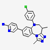 5-[(4r)-6-(4-Chlorophenyl)-1,4-Dimethyl-5,6-Dihydro-4h-[1,2,4]triazolo[4,3-A][1,5]benzodiazepin-8-Yl]pyridin-2-Amine