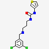 1-{3-[(3,5-dichlorobenzyl)amino]propyl}-3-thiophen-3-ylurea