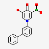 [1-(biphenyl-3-yl)-5-hydroxy-4-oxo-1,4-dihydropyridin-3-yl]boronic acid