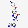 N-{2-methoxy-4-[(1-methylpiperidin-4-yl)oxy]phenyl}-4-(1H-pyrrolo[2,3-c]pyridin-3-yl)pyrimidin-2-amine