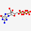 (8S)-3',8-cyclo-7,8-dihydroguanosine 5'-triphosphate