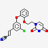 (2E)-3-(3-chloro-5-{2-[2-(2,4-dioxo-3,4-dihydropyrimidin-1(2H)-yl)ethoxy]phenoxy}phenyl)prop-2-enenitrile