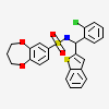 N-[(R)-1-benzothiophen-2-yl(2-chlorophenyl)methyl]-3,4-dihydro-2H-1,5-benzodioxepine-7-sulfonamide