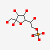 1-C-(hydroxymethyl)-6-O-phosphono-beta-D-altrofuranose
