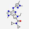 N,N-dicyclopropyl-4-[(1,5-dimethyl-1H-pyrazol-3-yl)amino]-6-ethyl-1-methyl-1,6-dihydroimidazo[4,5-d]pyrrolo[2,3-b]pyridine-7-carboxamide