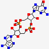 2-amino-9-[(2R,3R,3aS,5R,7aR,9R,10R,10aS,12R,14aR)-9-(6-amino-9H-purin-9-yl)-3,5,10,12-tetrahydroxy-5,12-dioxidooctahydro-2H,7H-difuro[3,2-d:3',2'-j][1,3,7,9,2,8]tetraoxadiphosphacyclododecin-2-yl]-1,9-dihydro-6H-purin-6-one