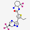 ~{N}-[(1~{R},6~{R})-6-azanyl-2,2-bis(fluoranyl)cyclohexyl]-5-ethyl-4-[6-(trifluoromethyl)pyrazolo[1,5-a]pyrimidin-3-yl]thiophene-2-carboxamide