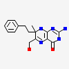 2-amino-6-hydroxymethyl-7-methyl-7-phenethyl-7,8-dihydro-3h-pteridin-4-one