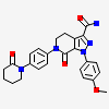 1-(4-METHOXYPHENYL)-7-OXO-6-[4-(2-OXOPIPERIDIN-1-YL)PHENYL]-4,5,6,7-TETRAHYDRO-1H-PYRAZOLO[3,4-C]PYRIDINE-3-CARBOXAMIDE