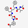 N~2~-ACETYL-N-[(1S,3S,4S)-4-({[(5S)-3-(3-ACETYLPHENYL)-2-OXO-1,3-OXAZOLIDIN-5-YL]CARBONYL}AMINO)-1-BENZYL-3-HYDROXY-5-PHENYLPENTYL]-L-VALINAMIDE