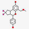 (3aS,4R,9bR)-2,2-difluoro-4-(4-hydroxyphenyl)-6-(methoxymethyl)-1,2,3,3a,4,9b-hexahydrocyclopenta[c]chromen-8-ol