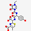 (2r,4r,5r)-2-[(1r)-1-{[(2r)-2-{[(4-Ethyl-2,3-Dioxopiperazin-1-Yl)carbonyl]amino}-2-(4-Hydroxyphenyl)acetyl]amino}-2-Oxoethyl]-5-Methyl-1,3-Thiazinane-4-Carboxylic Acid