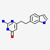2-amino-6-[2-(1H-indol-6-yl)ethyl]pyrimidin-4(3H)-one