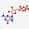 N,N,7-trimethylguanosine 5'-(trihydrogen diphosphate)