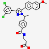 3-[[4-[(1~{S})-1-[3-[3,5-bis(chloranyl)phenyl]-5-(6-methoxynaphthalen-2-yl)pyrazol-1-yl]ethyl]phenyl]carbonylamino]propanoic acid