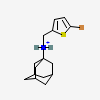 (3s,5s,7s)-N-[(5-bromothiophen-2-yl)methyl]tricyclo[3.3.1.1~3,7~]decan-1-aminium