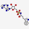 3-(5-O-{[3-(1H-indol-3-yl)propanoyl]sulfamoyl}-beta-D-ribofuranosyl)-3H-imidazo[2,1-i]purine
