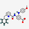 4-{[6-(cyclohexylmethyl)pyridine-2-carbonyl]amino}-3-[(4-methoxyphenyl)amino]benzoic acid