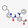 4-{[6-(cyclohexylmethyl)pyridine-2-carbonyl]amino}-3-(phenylamino)benzoic acid