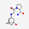 2-{[(1r,3s,5R,7S)-3-hydroxytricyclo[3.3.1.1~3,7~]decan-1-yl]amino}-1-{(2S)-2-[(E)-iminomethyl]pyrrolidin-1-yl}ethan-1-one