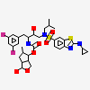 (3S,3aR,5R,7aS,8S)-hexahydro-4H-3,5-methanofuro[2,3-b]pyran-8-yl [(2S,3R)-4-[{[2-(cyclopropylamino)-1,3-benzothiazol-6-yl]sulfonyl}(2-methylpropyl)amino]-1-(3,5-difluorophenyl)-3-hydroxybutan-2-yl]carbamate