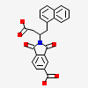2-[(1R)-2-carboxy-1-(naphthalen-1-ylmethyl)ethyl]-1,3-dioxo-2,3-dihydro-1H-isoindole-5-carboxylic acid