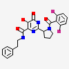 2-[(2S)-1-(2,6-difluorobenzene-1-carbonyl)pyrrolidin-2-yl]-5-hydroxy-6-oxo-N-(2-phenylethyl)-1,6-dihydropyrimidine-4-carboxamide