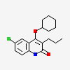 6-CHLORO-4-(CYCLOHEXYLOXY)-3-PROPYLQUINOLIN-2(1H)-ONE