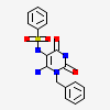 N-(6-AMINO-1-BENZYL-2,4-DIOXO-1,2,3,4-TETRAHYDROPYRIMIDIN-5-YL)BENZENESULFONAMIDE