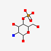 2-amino-2-deoxy-4-O-phosphono-alpha-D-glucopyranose