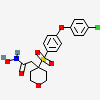 2-{4-[4-(4-CHLORO-PHENOXY)-BENZENESULFONYL]-TETRAHYDRO-PYRAN-4-YL}-N-HYDROXY-ACETAMIDE