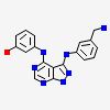 3-[[3-[[3-(aminomethyl)phenyl]amino]-1~{H}-pyrazolo[3,4-d]pyrimidin-4-yl]amino]phenol