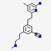 3-[2-（6-氨基-4-甲基吡啶-2-基）乙基]-5-[3-（甲胺基）丙基]苯甲腈