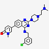 5-(4-{[(3-chlorophenyl)methyl]amino}-2-{4-[2-(dimethylamino)ethyl]piperazin-1-yl}quinazolin-6-yl)-1-methylpyridin-2(1H)-one