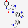 3-[[8-(1-methylindol-6-yl)quinoxalin-6-yl]amino]-~{N}-(oxan-4-yl)pyridine-4-carboxamide