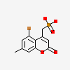 [(5-bromo-7-methyl-2-oxo-2H-1-benzopyran-4-yl)methyl]phosphonic acid