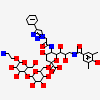2-aminoethyl 5-{[(4-cyclohexyl-1H-1,2,3-triazol-1-yl)acetyl]amino}-3,5,9-trideoxy-9-[(4-hydroxy-3,5-dimethylbenzene-1-carbonyl)amino]-D-glycero-alpha-D-galacto-non-2-ulopyranonosyl-(2->6)-beta-D-galactopyranosyl-(1->4)-beta-D-glucopyranoside