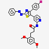 3-(2,5-dimethoxyphenyl)-~{N}-[4-[4-(4-fluorophenyl)-2-(2-phenylhydrazinyl)-1,3-thiazol-5-yl]pyridin-2-yl]propanamide