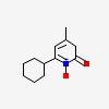 6-cyclohexyl-4-methyl-1-oxidanyl-pyridin-2-one